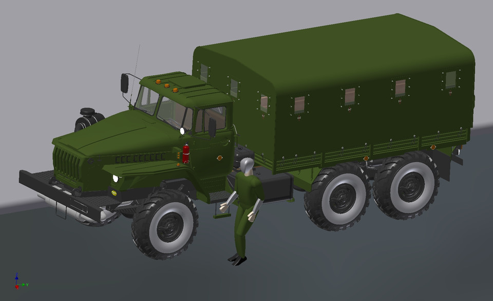 乌拉尔-4320通用越野车6x6