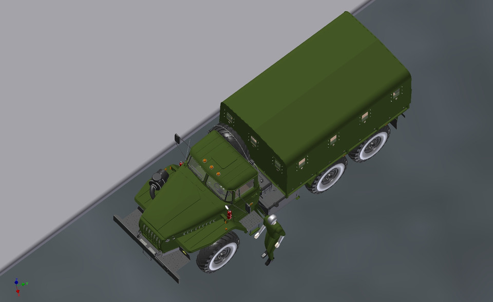 乌拉尔-4320通用越野车6x6