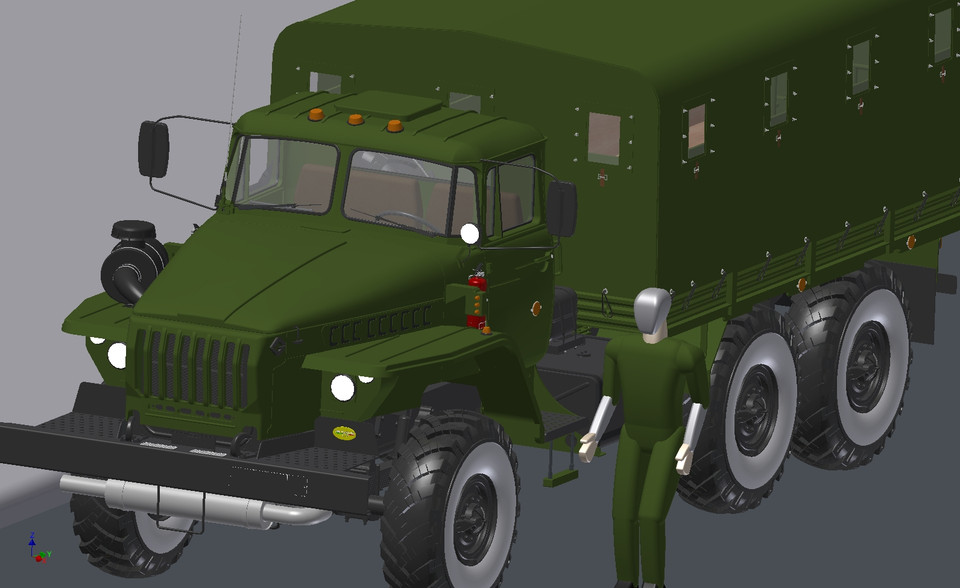 乌拉尔-4320通用越野车6x6