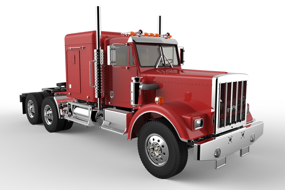 一辆完整的Tamiya卡车