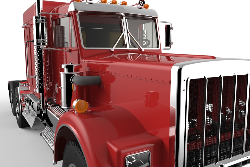 一辆完整的Tamiya卡车