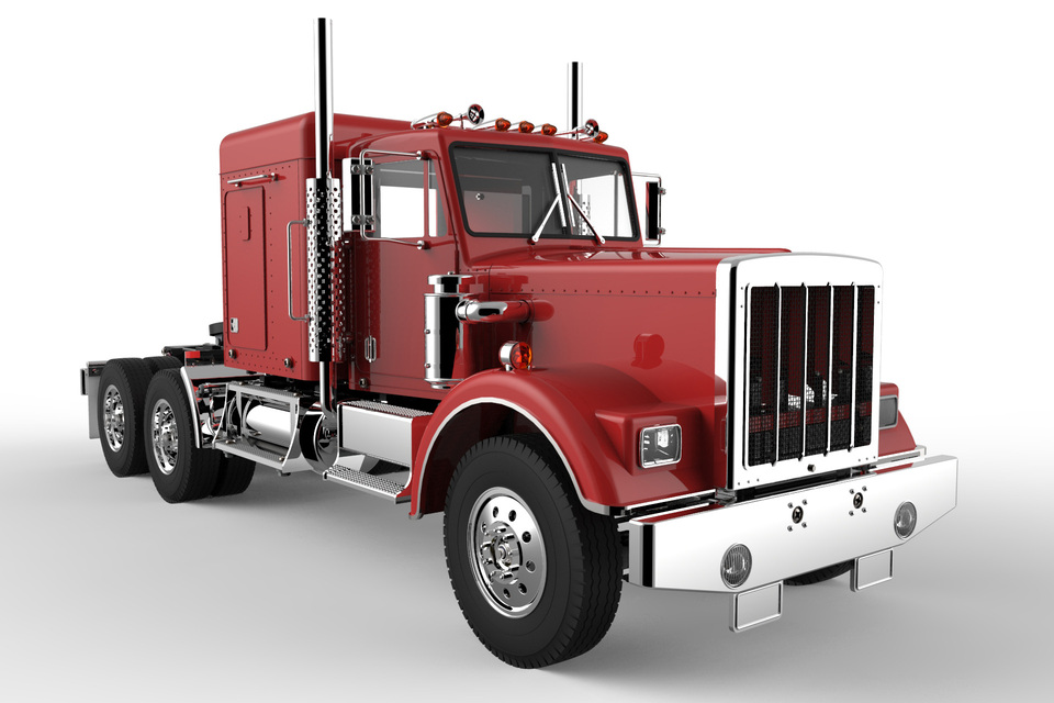 一辆完整的Tamiya卡车