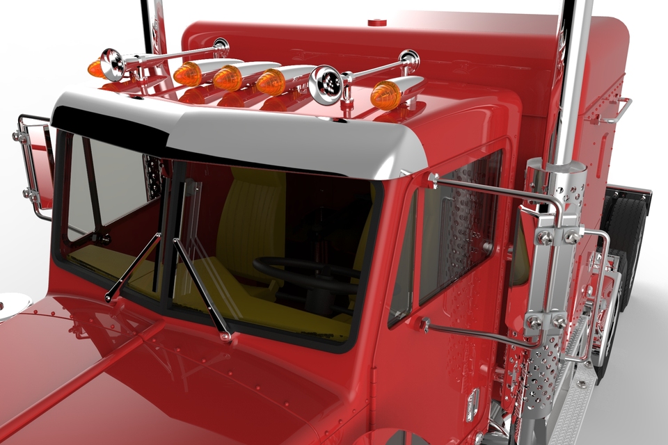 一辆完整的Tamiya卡车