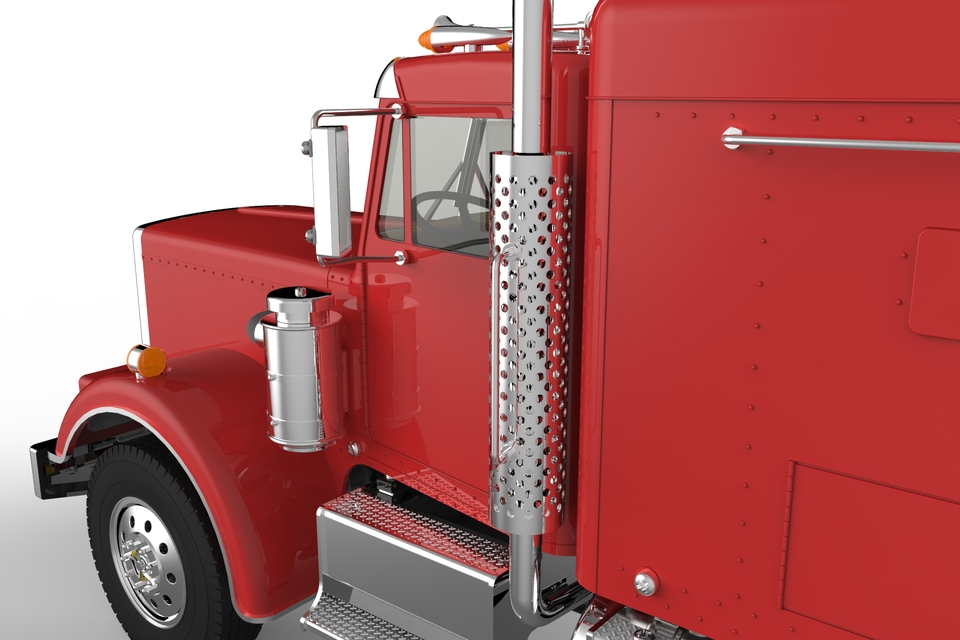 一辆完整的Tamiya卡车