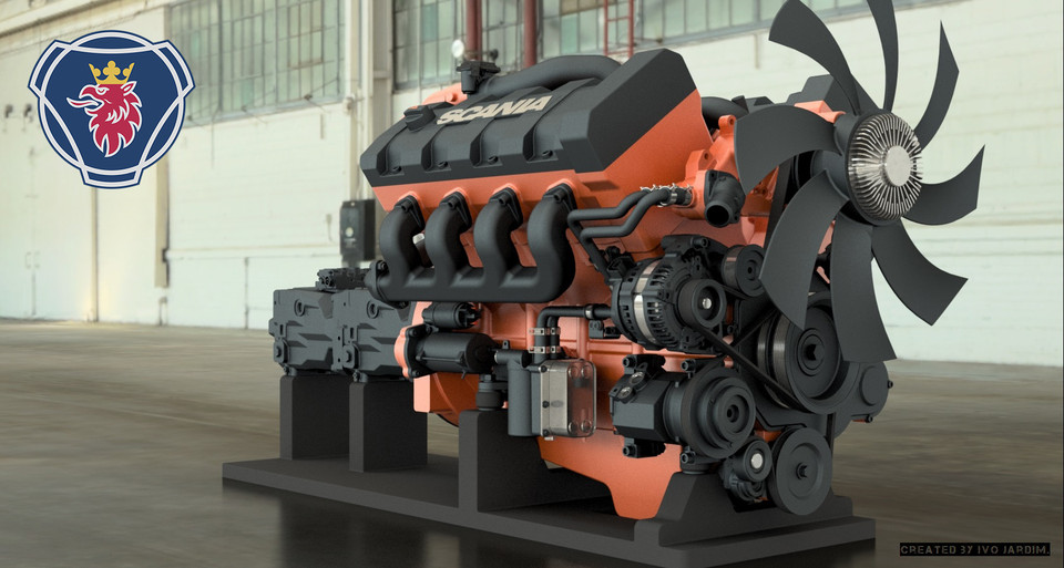 发动机V8涡轮增压/静液压变速器