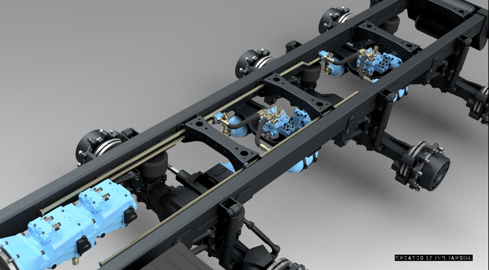 发动机V8涡轮增压/静液压变速器