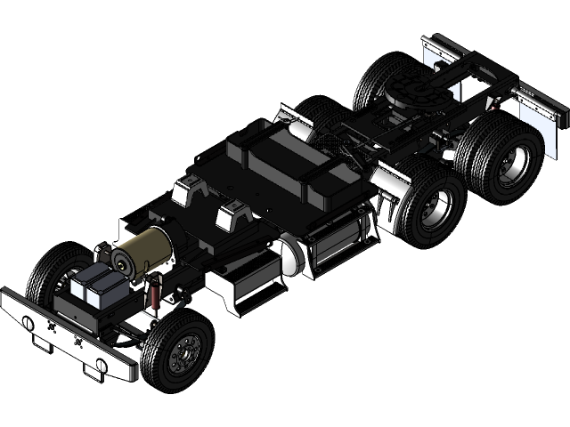 Tamiya King拖车：底盘