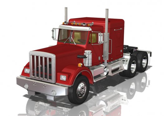 一辆完整的Tamiya卡车