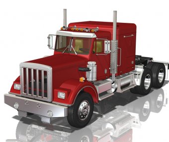 一辆完整的Tamiya卡车