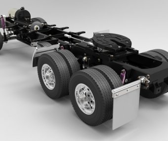 Tamiya King拖车：底盘