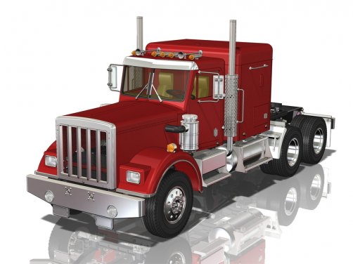 一辆完整的Tamiya卡车