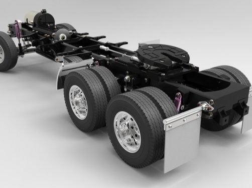 Tamiya King拖车：底盘